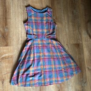 ModCloth sz 6 Plaid Dress—so adorable on!